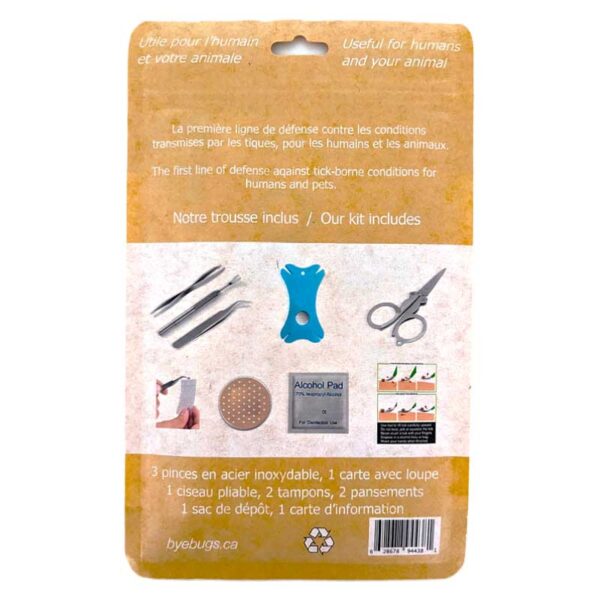 Trousse de secours de luxe pour tiques